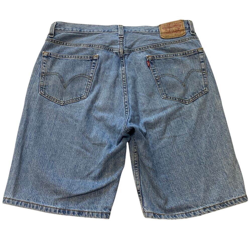 VTG Levis 505 Shorts Men 36 Light Wash Blue Denim Jorts Y2K 2000s Regular Fit